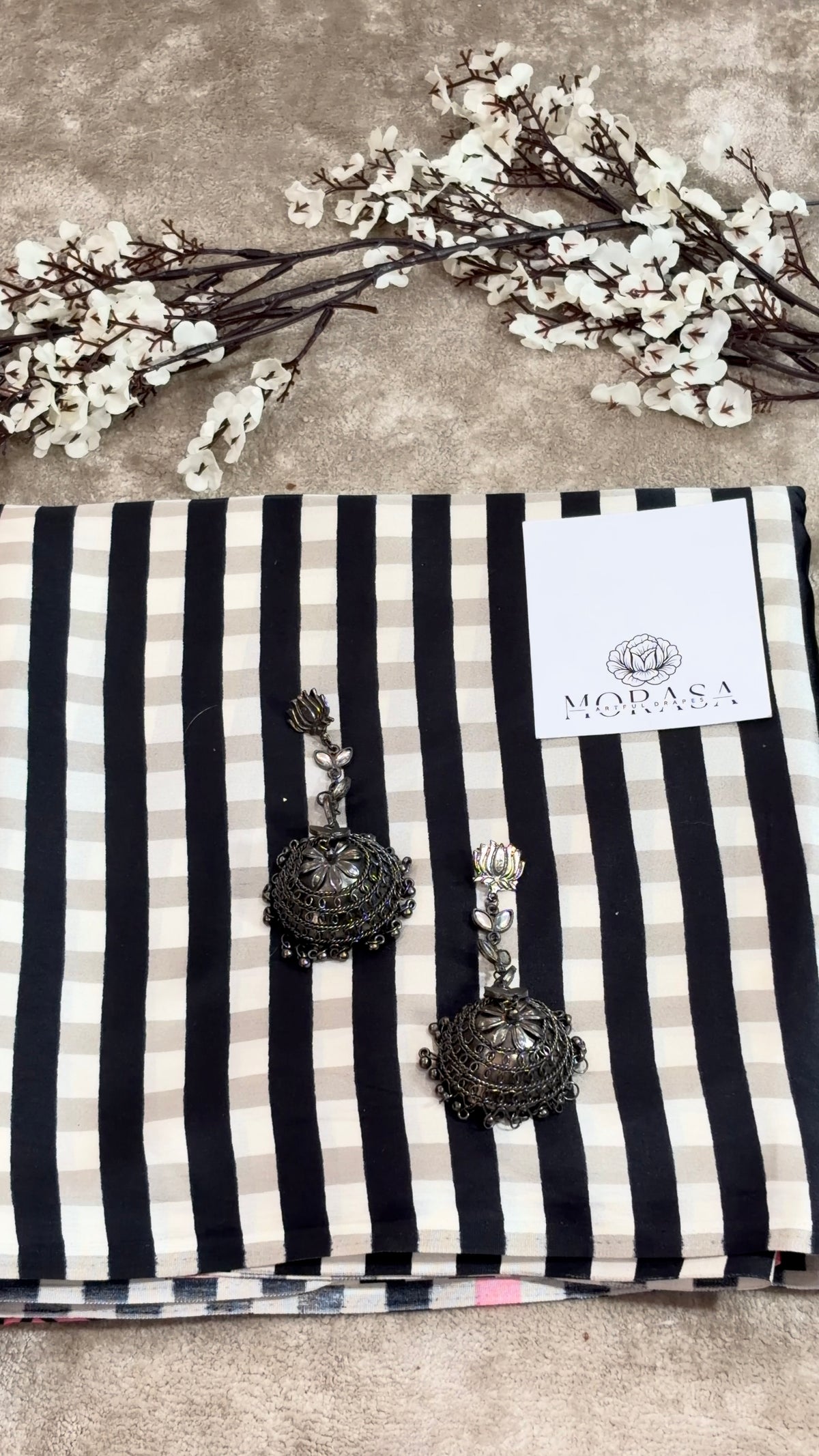 TARA- Geometric Ajrakh - checks